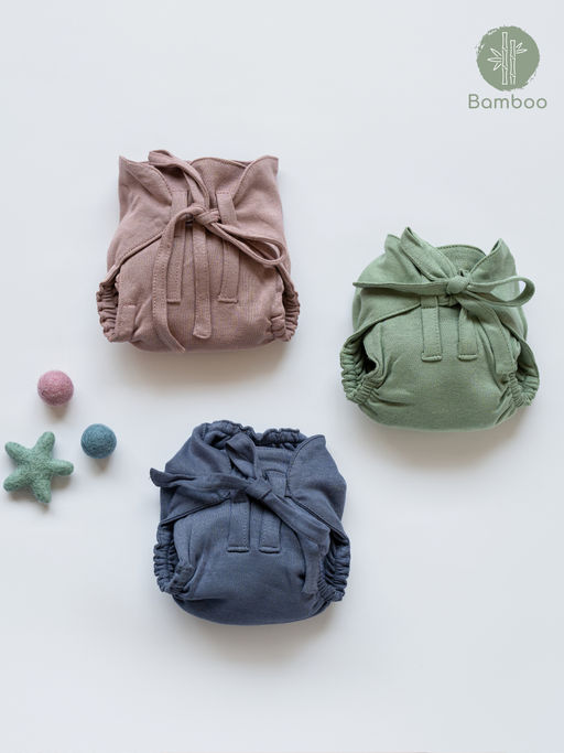 Cocoon Care Bamboo Knit Nappy for Babies (Pack of 3)