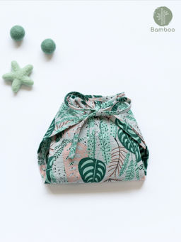 Cocoon Care - Plants Lover Print Bamboo Muslin Nappy for Babies