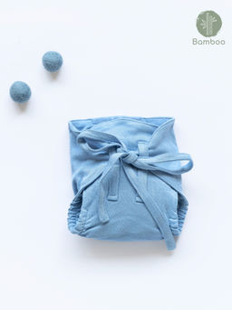 Cocoon Care - Cerulean Bamboo Knit Nappy for Babies