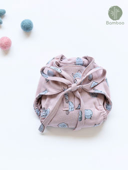 Cocoon Care - Wild Polka Print Bamboo Knit Nappy for Babies