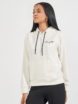 Styli - Regular Length Embroidered Placement Text Hoodie