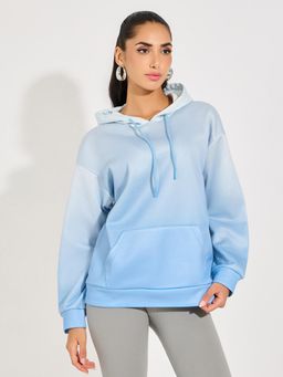 Styli - Oversized Fit Regular Length Hoodie with Drawcord Detail