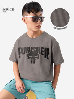 The Souled Store - Official Punisher Cold Fury Oversized T-Shirt