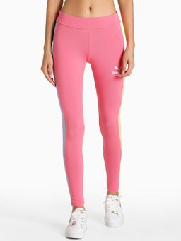 Puma - T7 Block Women Pink Tights
