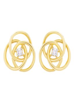 WHP Jewellers - Circle Cluster Diamond Earring
