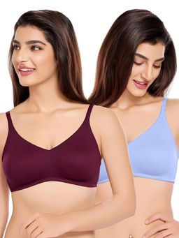 Juliet - Womens Non Padded T-Shirt Bras (Pack of 2)