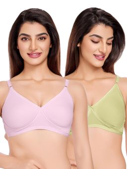 Juliet - Womens Non Padded T-Shirt Bras (Pack of 2)