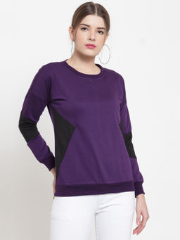 BELLE FILLE - Purple Sweatshirt