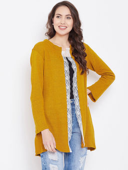 BELLE FILLE - Mustard Solid Shrug
