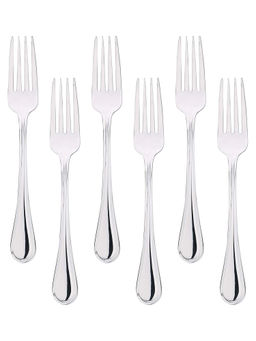 Bergner - Crown 6 Pcs Stainless Steel Table Fork Set