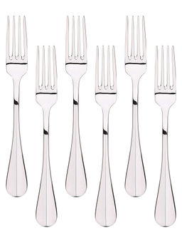 Bergner - Baguette 6 Pcs Stainless Steel Table Fork Set