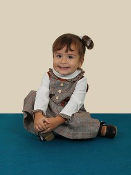 One Friday - Brown Full Sleeves Infant