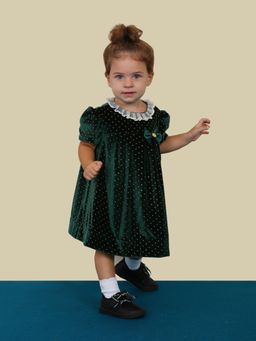 One Friday - Green Cap Sleeves Infant