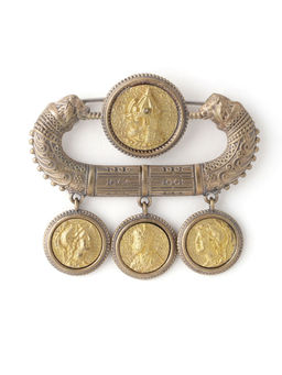 Cosa Nostraa - This Classical Coin Brooch