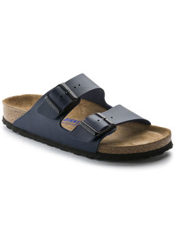 Birkenstock - Blue Arizona Solid Regular Width Sandals