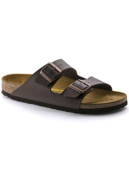Birkenstock - Brown Arizona Solid Narrow Width Sandals