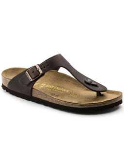 Birkenstock - Gizeh Brown Solid Regular Width Sandals