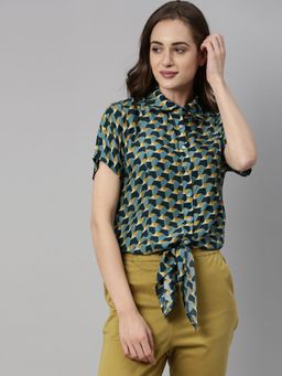 RAREISM - Blue Printed Tops