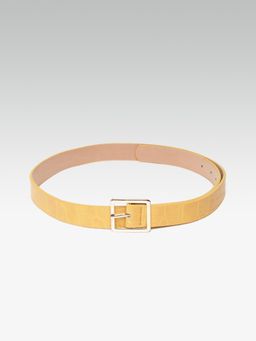 Twenty Dresses by Nykaa Fashion - Mustard Gotta Be Chic Waist Belt