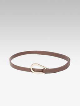 Twenty Dresses by Nykaa Fashion - Brown Sliding Into Style Waist Belt