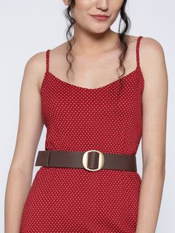 Twenty Dresses by Nykaa Fashion - Brown Fill Up The Blank Space Waist Belt