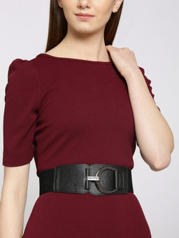 Twenty Dresses by Nykaa Fashion - Black Hook Me Around You Waist Belt