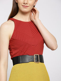 Twenty Dresses by Nykaa Fashion - Black Always On The Side Waist Belt