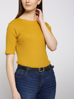 Twenty Dresses by Nykaa Fashion - Black Let Them Be Classic Waist Belt