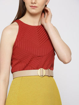 Twenty Dresses by Nykaa Fashion - Beige Smiles All Around Waist Belt