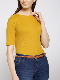 Twenty Dresses by Nykaa Fashion - Tan Braids Of Style Waist Belt