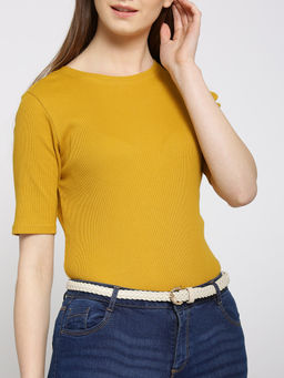 Twenty Dresses by Nykaa Fashion - Cream Braids Of Style Waist Belt