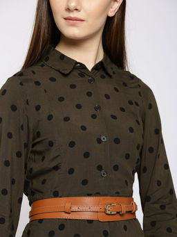 Twenty Dresses by Nykaa Fashion - Tan Sliding Your Way Waist Belt