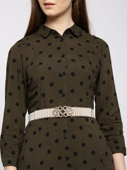 Twenty Dresses by Nykaa Fashion - Cream Infinitely Chained Waist Belt
