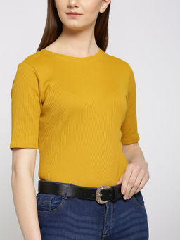 Twenty Dresses by Nykaa Fashion - Black All About The Shine Waist Belt