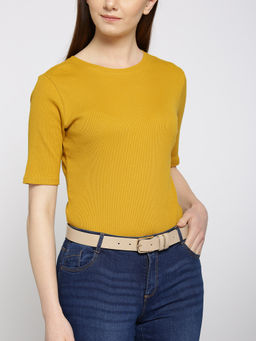 Twenty Dresses by Nykaa Fashion - Beige Style Me Right Slim Waist Belt