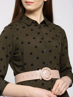 Twenty Dresses by Nykaa Fashion - Beige Go Round In Circles Waist Belt