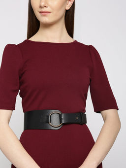 Twenty Dresses by Nykaa Fashion - Black Loop Me In Waist Belt