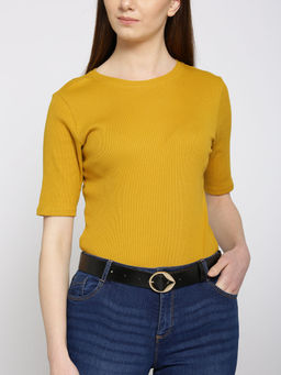 Twenty Dresses by Nykaa Fashion - Black Leaf Me Out Waist Belt