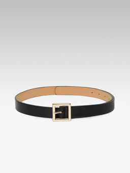 Twenty Dresses by Nykaa Fashion - Black Classic Square Waist Belt