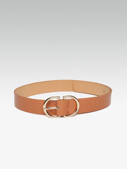 Twenty Dresses by Nykaa Fashion - Tan Double Trouble Waist Belt