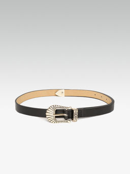 Twenty Dresses by Nykaa Fashion - Black Old Wild West Waist Belt
