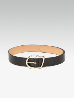 Twenty Dresses by Nykaa Fashion - Black Soft Moulded Statement Waist Belt