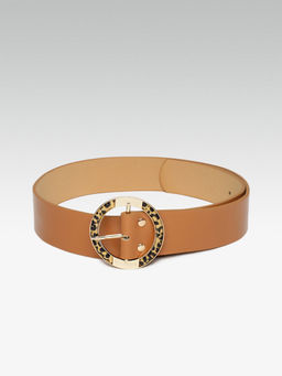 Twenty Dresses by Nykaa Fashion - Tan Shy Animal Instinct Waist Belt