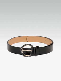 Twenty Dresses by Nykaa Fashion - Black Minimal Ring Waist Belt