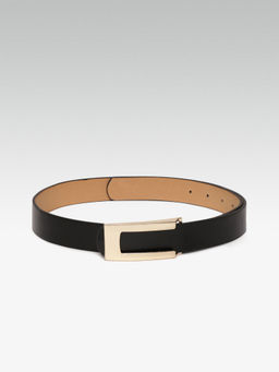 Twenty Dresses by Nykaa Fashion - Black Thin Futuristic Waist Belt