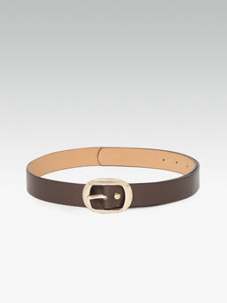 Twenty Dresses by Nykaa Fashion - Brown Elongated Circle Waist Belt