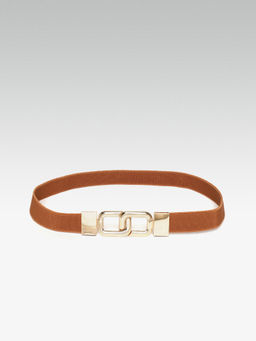 Twenty Dresses by Nykaa Fashion - Brown Binding Chains Waist Belt