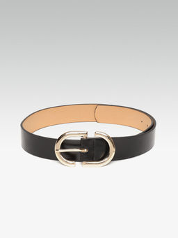 Twenty Dresses by Nykaa Fashion - Black Say No To Silver Waist Belt