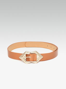 Twenty Dresses by Nykaa Fashion - Tan Nor Left Nor Right Arrowheads Waist Belt