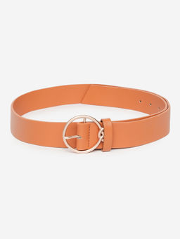 Twenty Dresses by Nykaa Fashion - The Rings Of Glory Brown Slim Belt